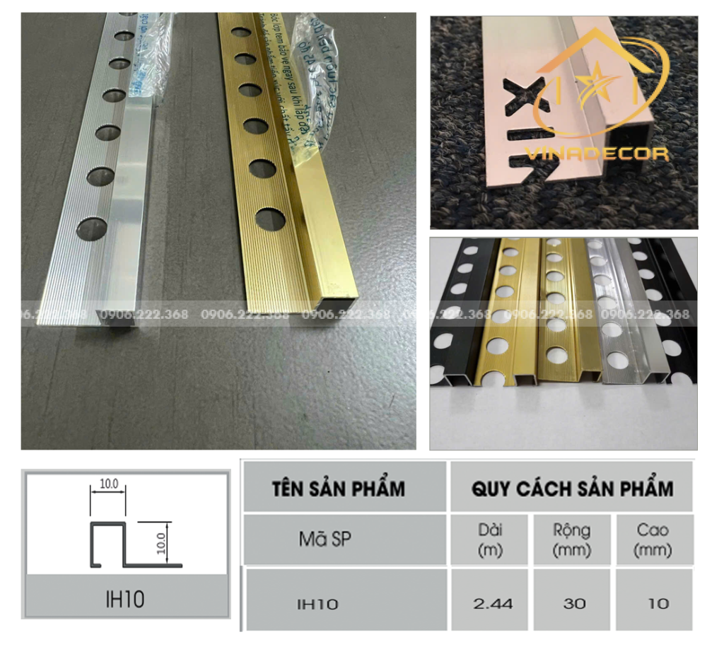 NẸP GÓC VUÔNG